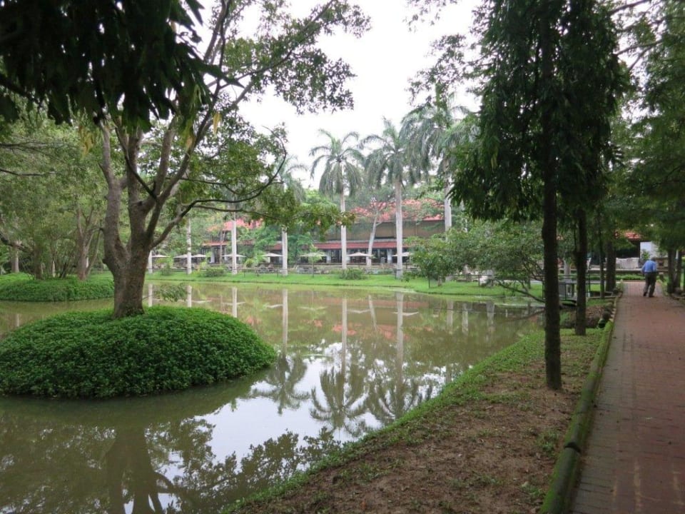 Weg zum Haupthaus Cinnamon Lodge Habarana