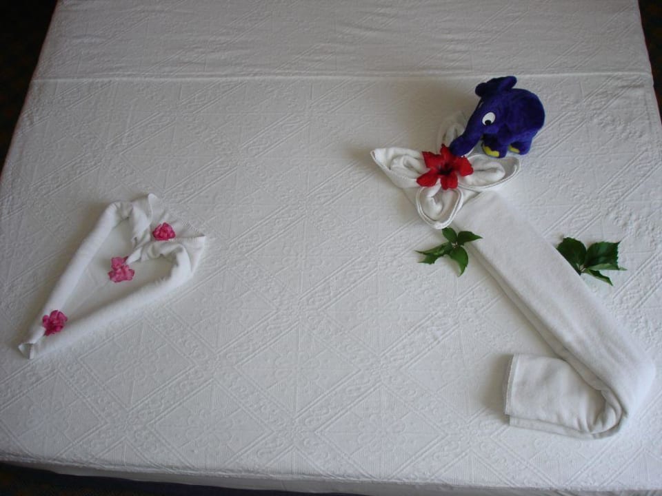 Was man mit Handtüchern so alles machen kann... Hotel Royal Garden Beach