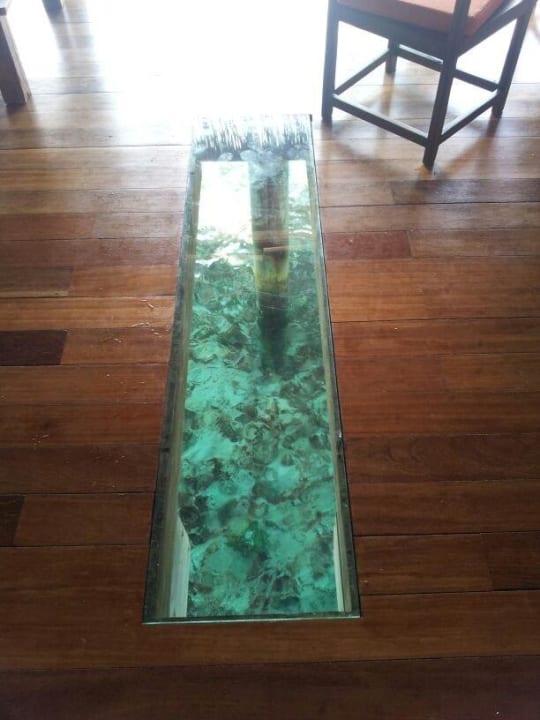 Прозрачный пол Gili Lankanfushi Resort