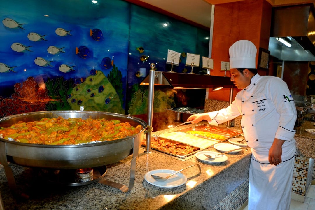 Speisesaal.Der Chefkoch. Hotel Paradis Palace