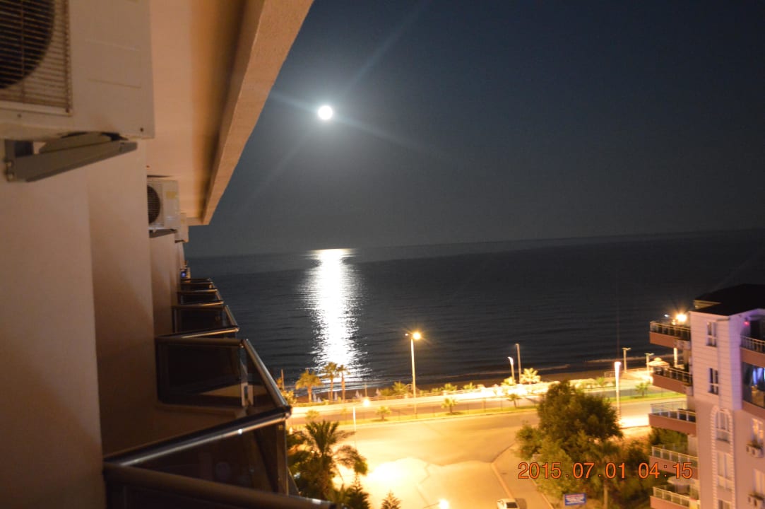 the View from the hotel balcony Prestige Alanya