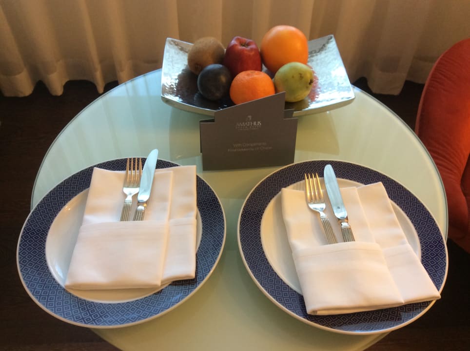 Obst zur Begrüssung Amathus Beach Hotel Limassol