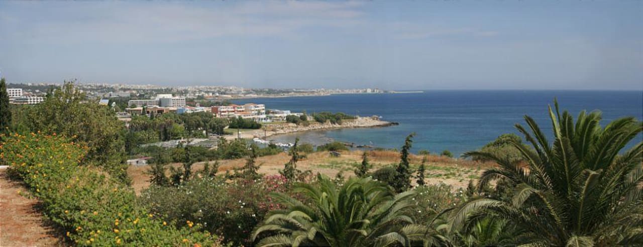 Ausblick vom Balkon in Richtung Rhodos Stadt Kresten Palace Hotel