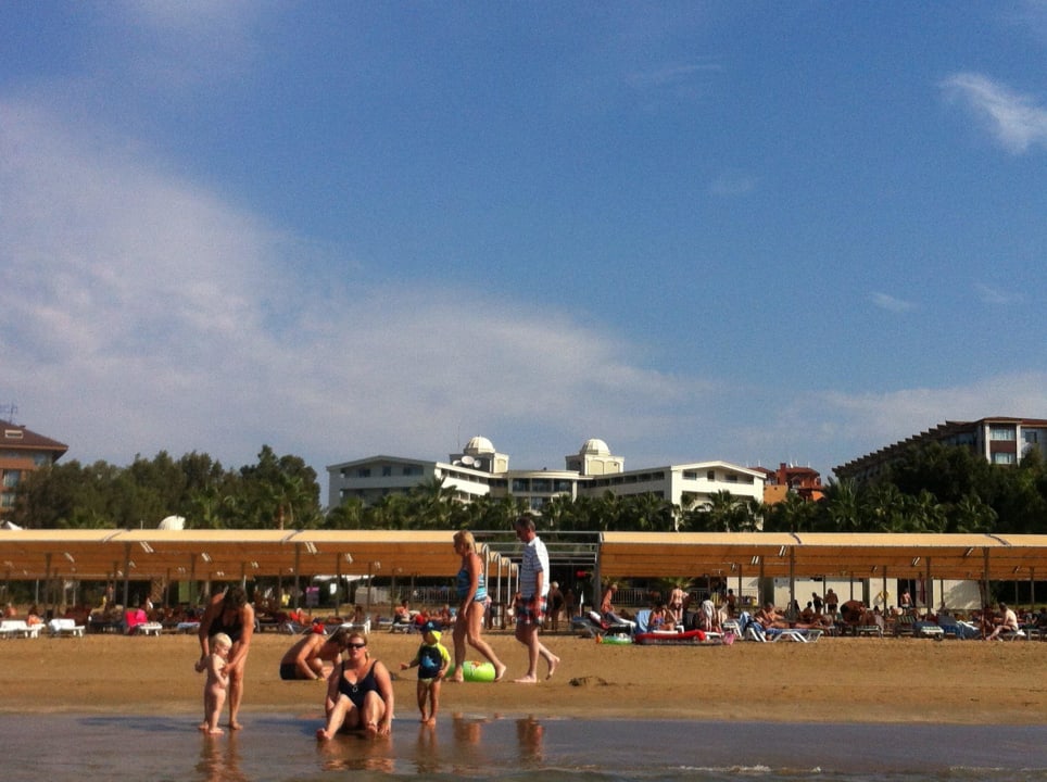 Vom Meer aus die Anlage Seher Kumköy Star Resort & Spa