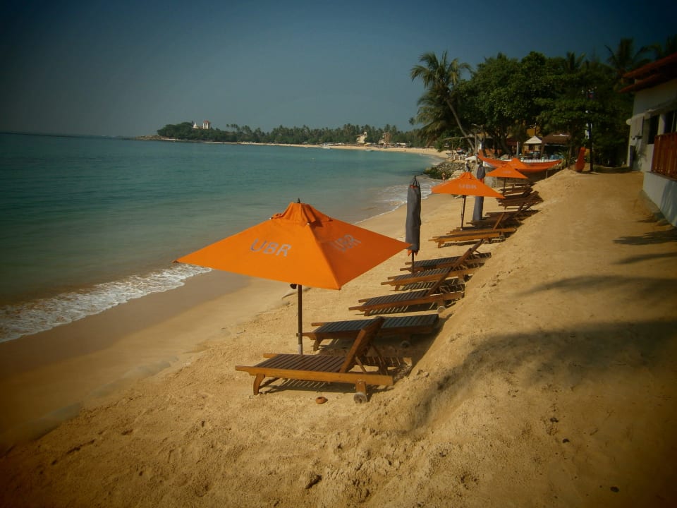 Strand en strand bedden  Calamander Unawatuna Beach Resort