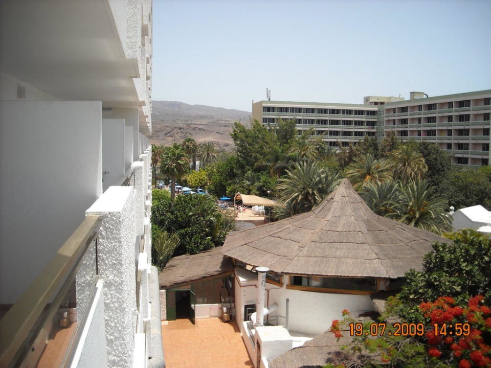 die Bar La Choza aus Zimmer 319 Gran Canaria Princess