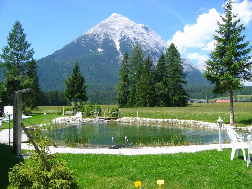 Bio Schwimmteich Alpenhotel Karwendel