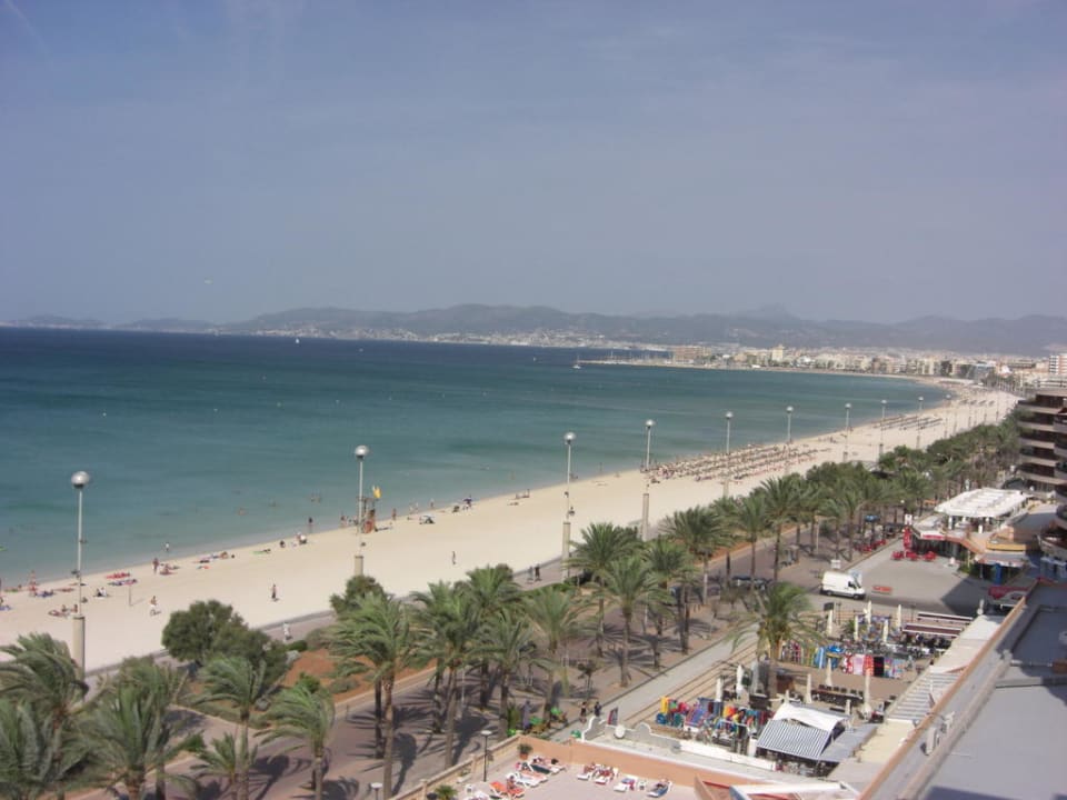 Blick vom Balkon Richtung Palma allsun Hotel Pil-lari Playa