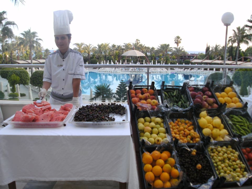 Obstbuffet am türkischen Abend Saphir Resort & Spa