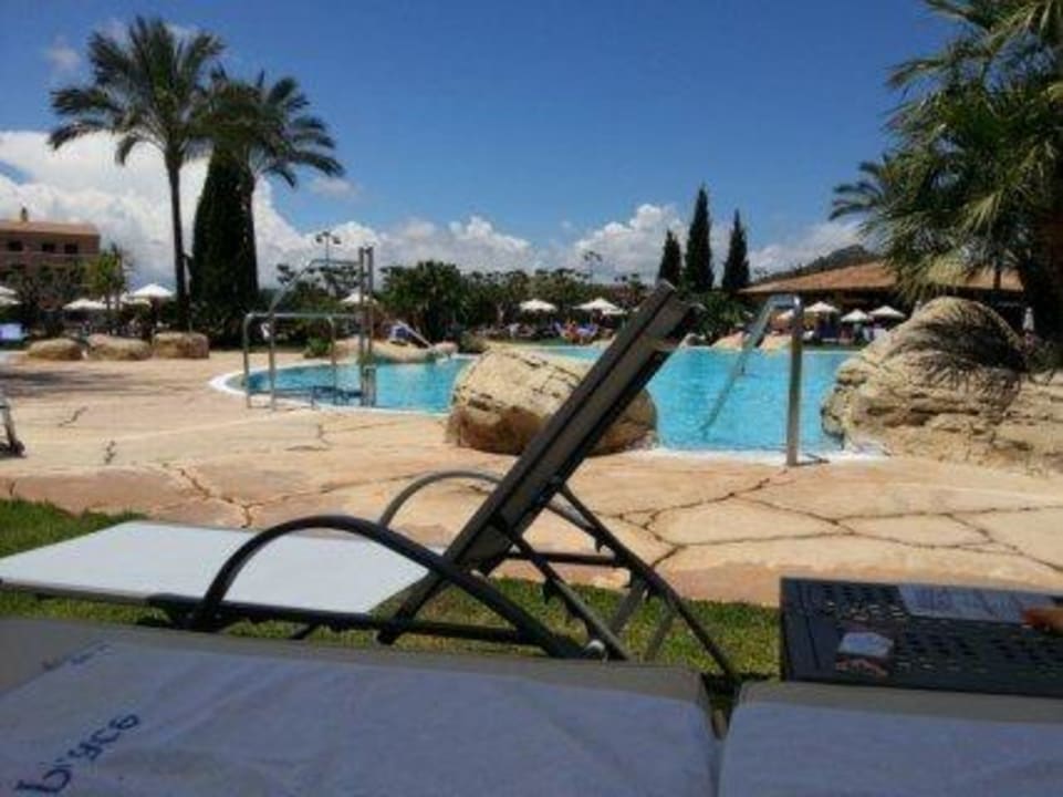 Blick auf Pool Hipotels Hipocampo Palace & Spa