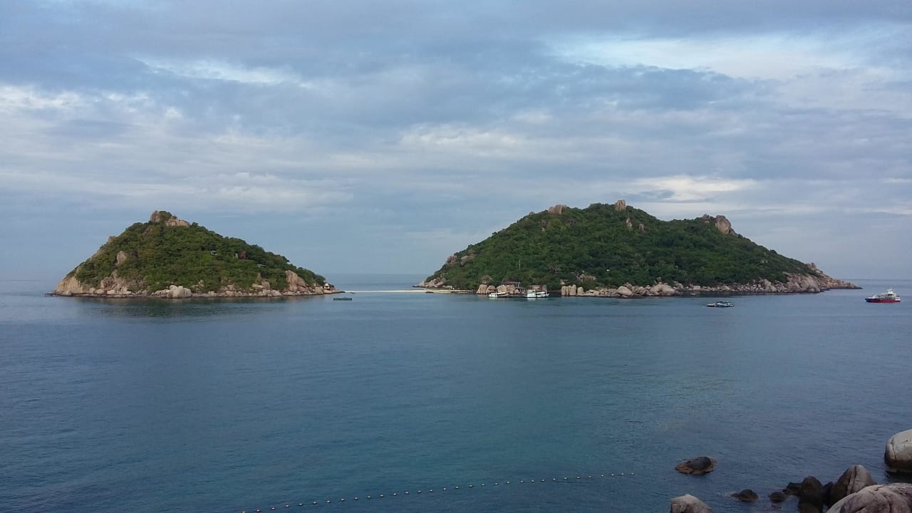 Blick aufs Meer Dusit Buncha Resort