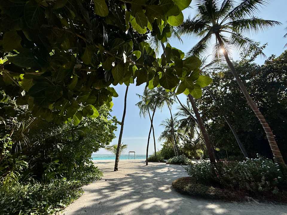 Ausblick Le Meridien Maldives Resort & Spa