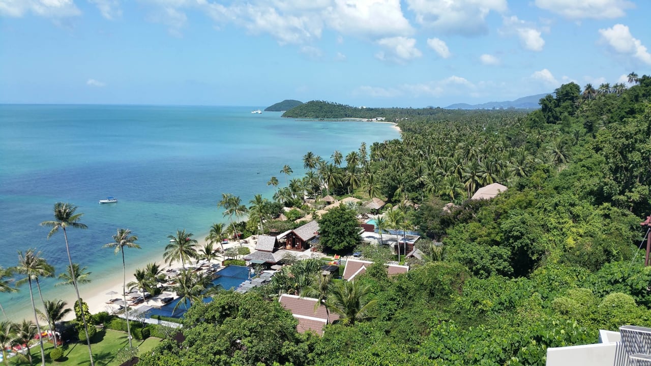 Blick nach Norden InterContinental Koh Samui Resort