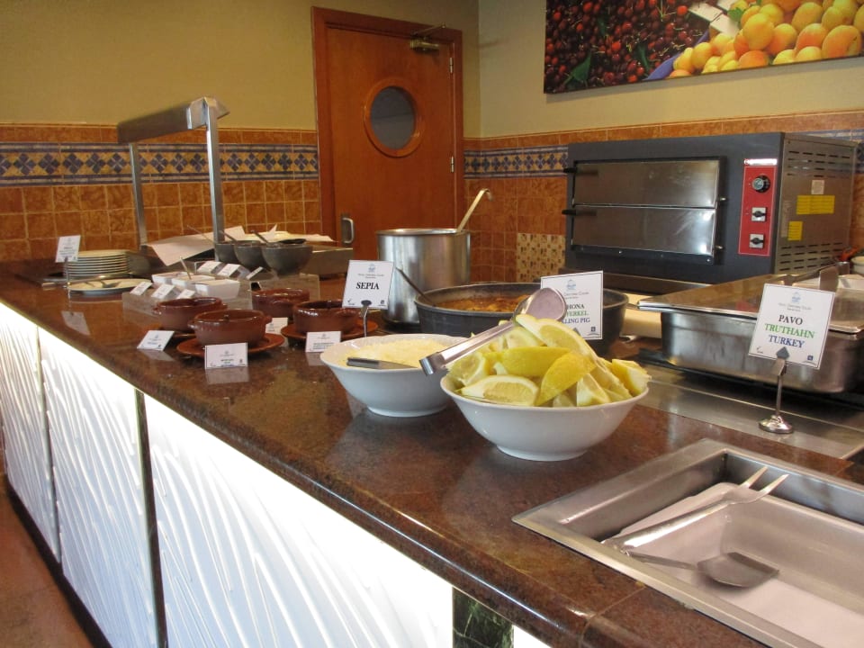 Warme Speisen  allsun Hotel Cristóbal Colón