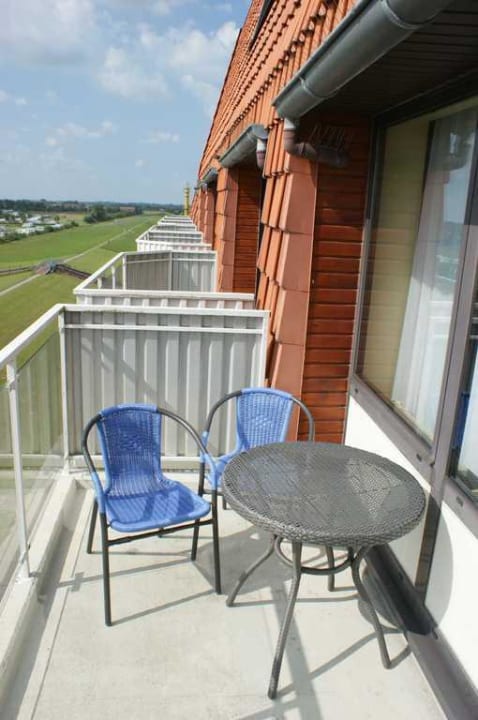Ausblick vom Balkon Upstalsboom Hotel am Strand