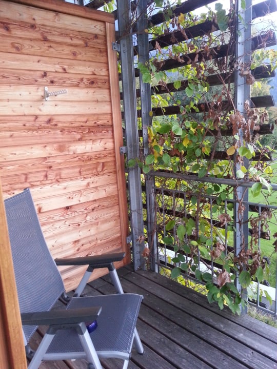 Balkon mit Sichtschutz Hotel Alpenblick