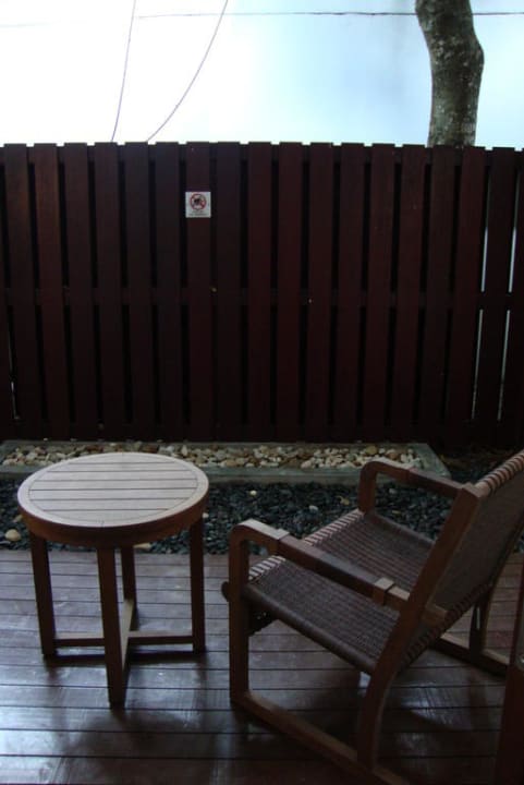 Terrasse des Gartenaussichtzimmers Hotel The Westin Langkawi Resort & Spa