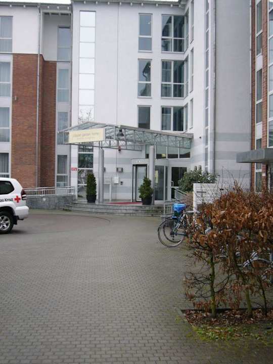 Eingangsbereich von außen Aparion Apartments Berlin
