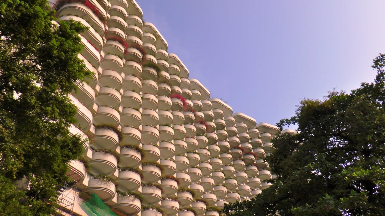 Nochmals vom Pool aus Shangri-La Hotel, Bangkok