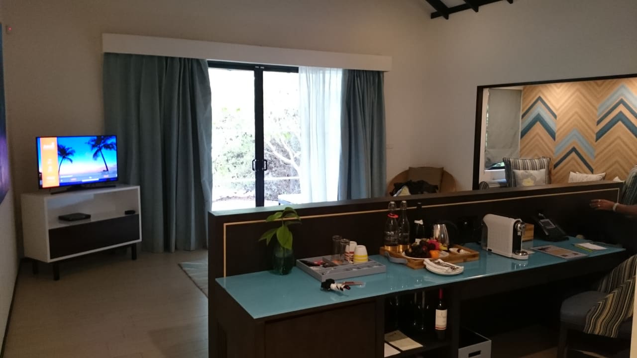 Villa Typ A - Wohnbereich  NH Collection Maldives Havodda Resort