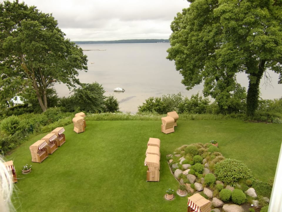 Blick vom Zimmer auf die Förde Alter Meierhof Glücksburg