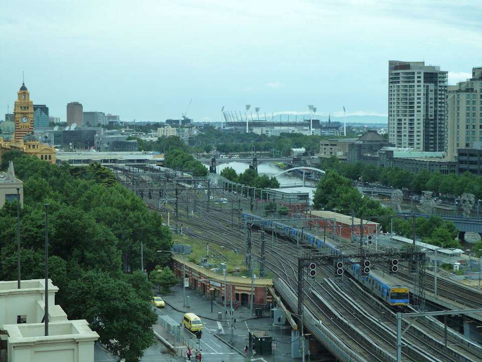 Cityblick aus dem 10.Stock Hotel Clarion Suites Gateway