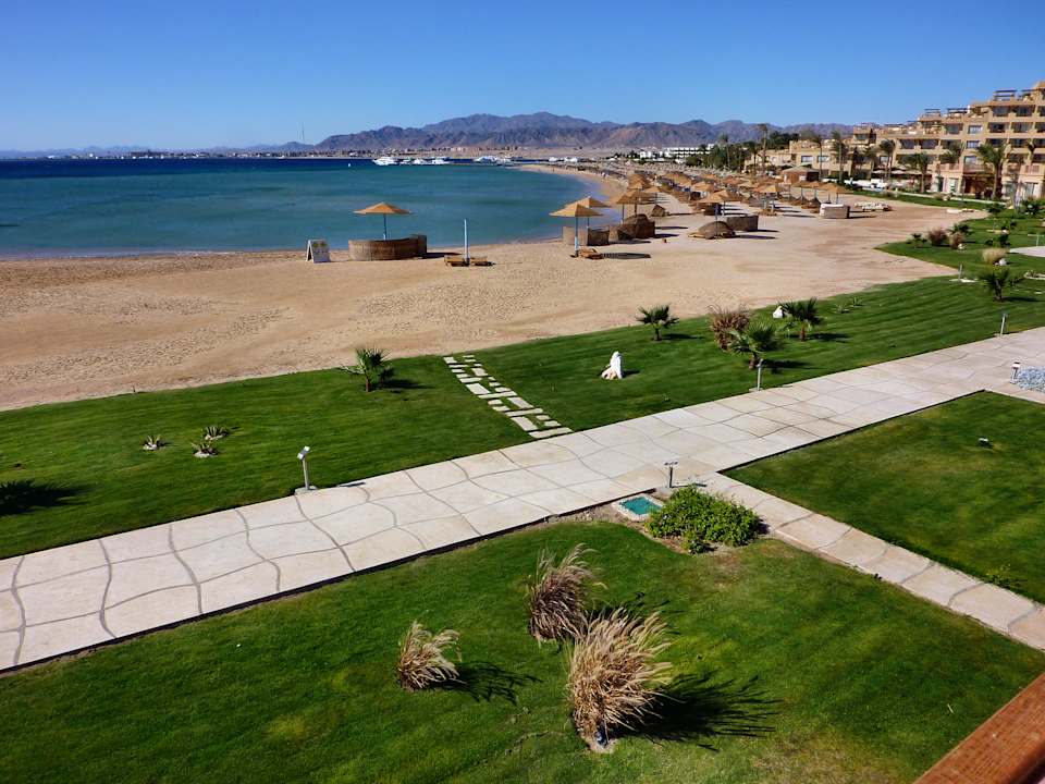 Vom vordersten Bungalow zum Strand Shams Prestige Abu Soma-Adults Only
