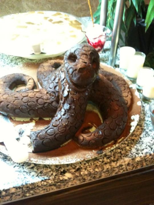 Eine Qualle als Nougat. Hane Family Resort