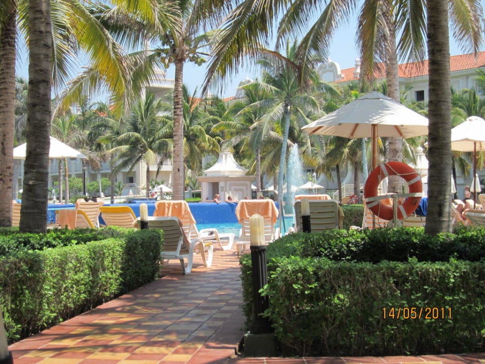 Poolbereich Hotel Riu Palace Riviera Maya