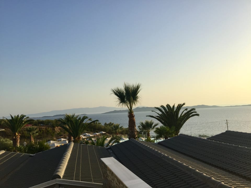 Ausblick Akrathos Beach Hotel