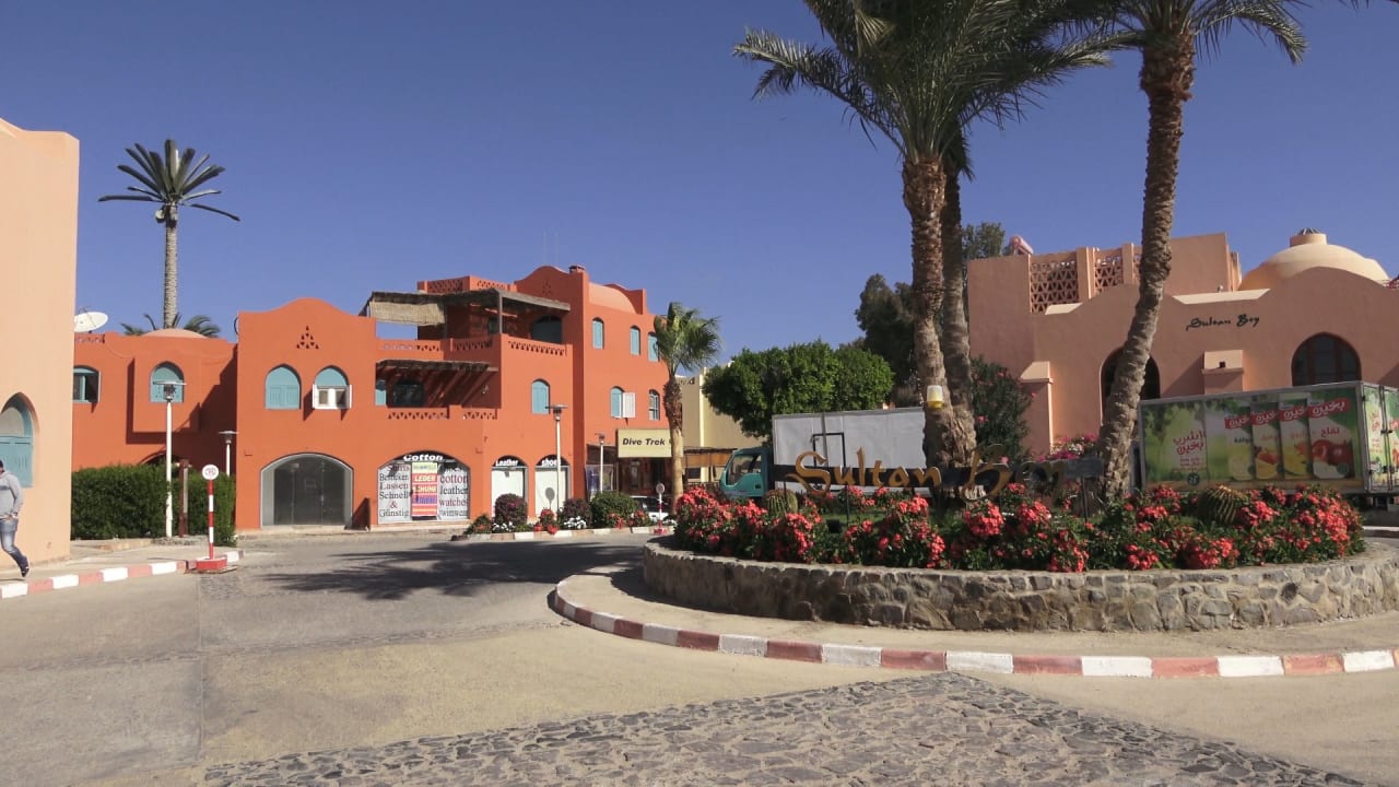 Außenansicht Sultan Bey Hotel, El Gouna