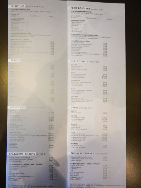 Room Service Princess Andriana Resort & Spa