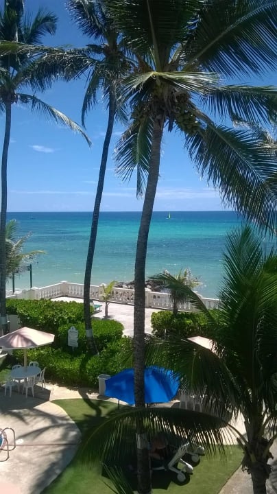 Blick vom Balkon Hotel Dover Beach