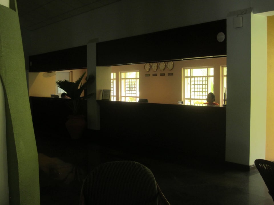 Die Rezeption Club Palm Bay