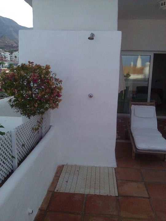 EIgene Dusche auf der Terrasse Dreams Jardín Tropical