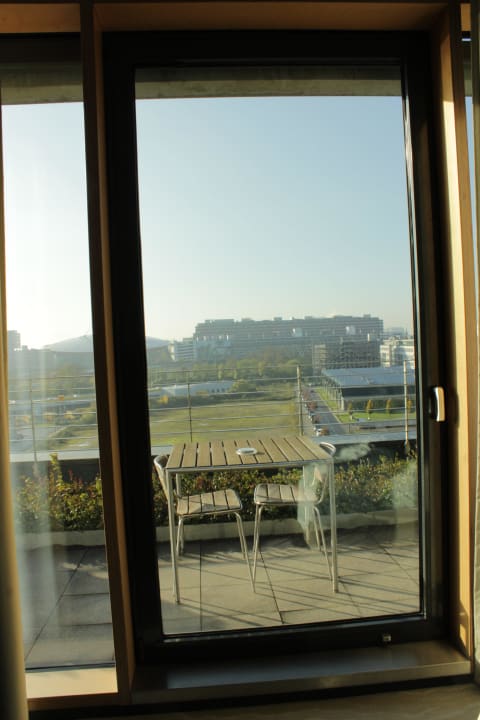 Ausblick aus dem Zimmer Radisson Blu Hotel Köln