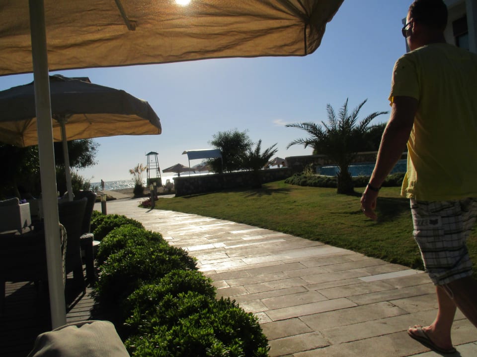 Weg zum Strand Jiva Beach Resort