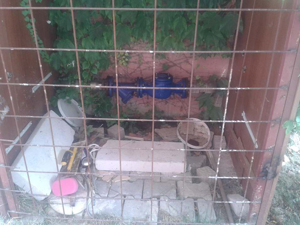 Müllecke in der Aussenanlage Andros Family Club