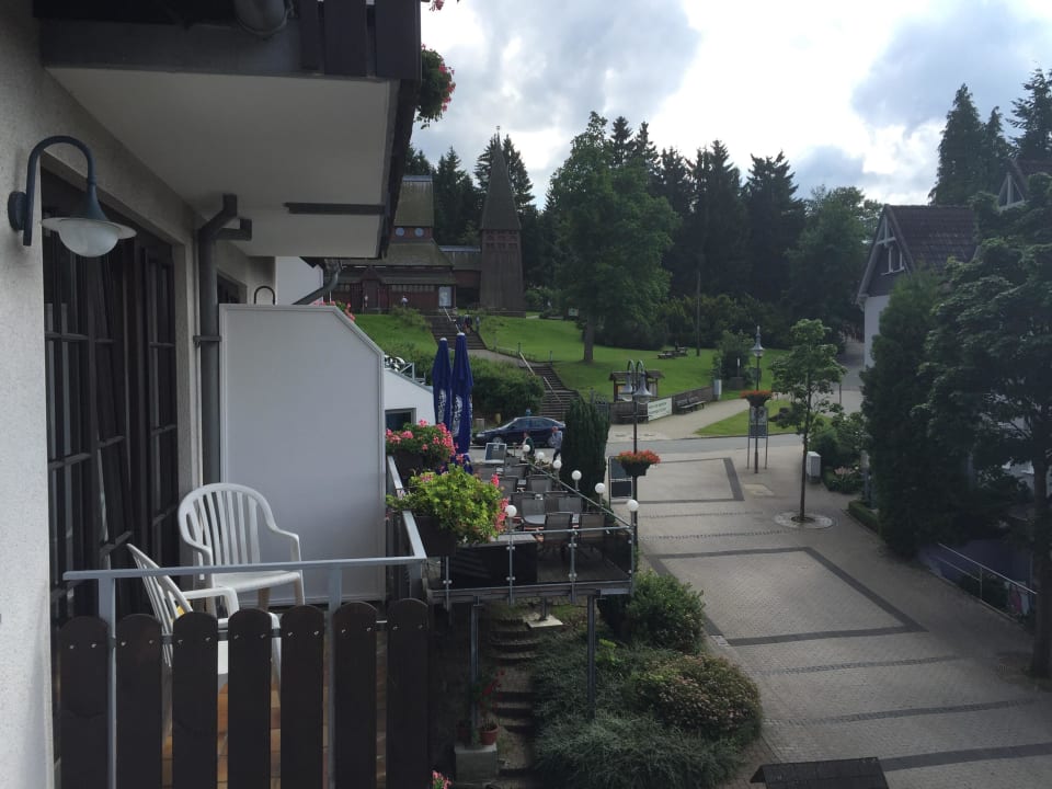 Ausblick vom Balkon Walpurgishof