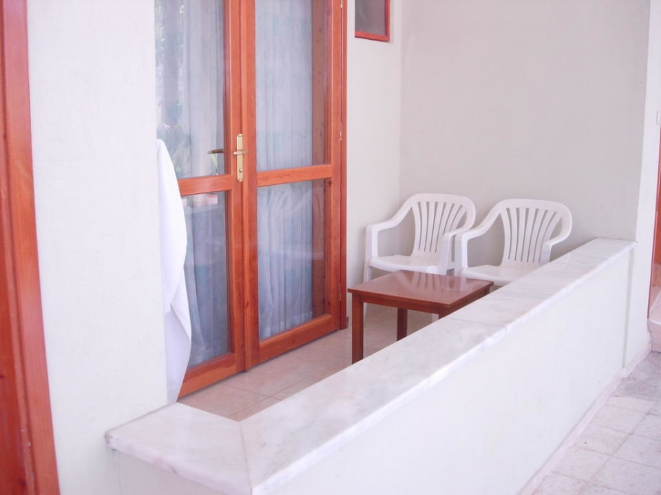 Balkon des Spartippzimmers Hotel Sirma