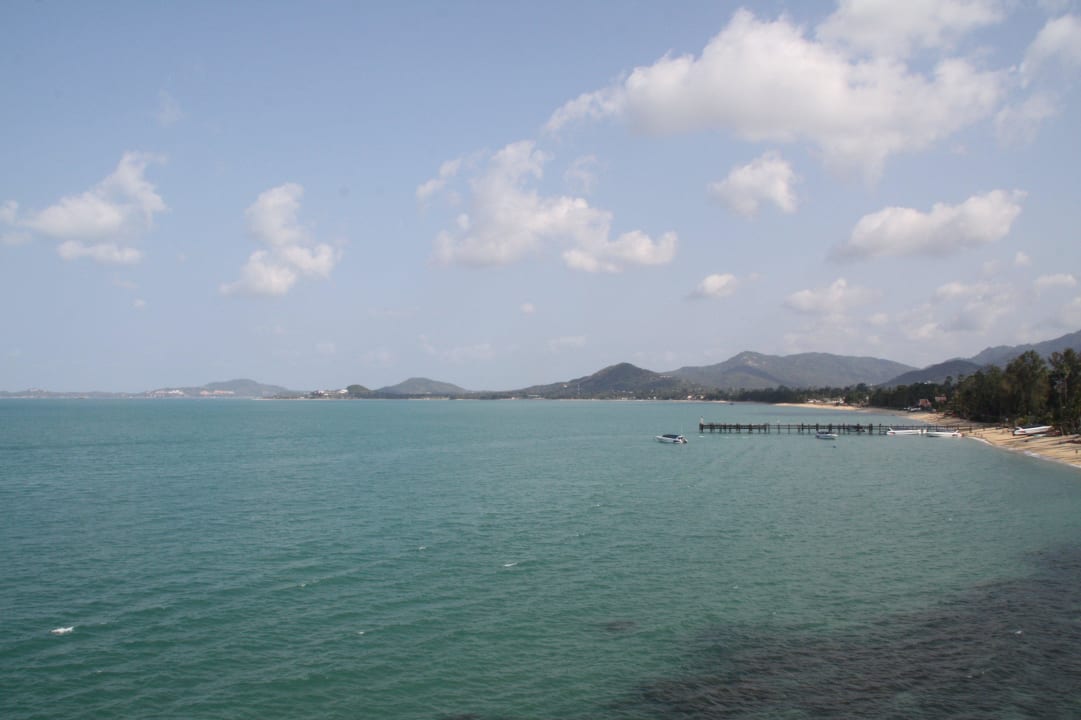 Blick von oben von  Blacke Rose Coco Palm Beach Resort