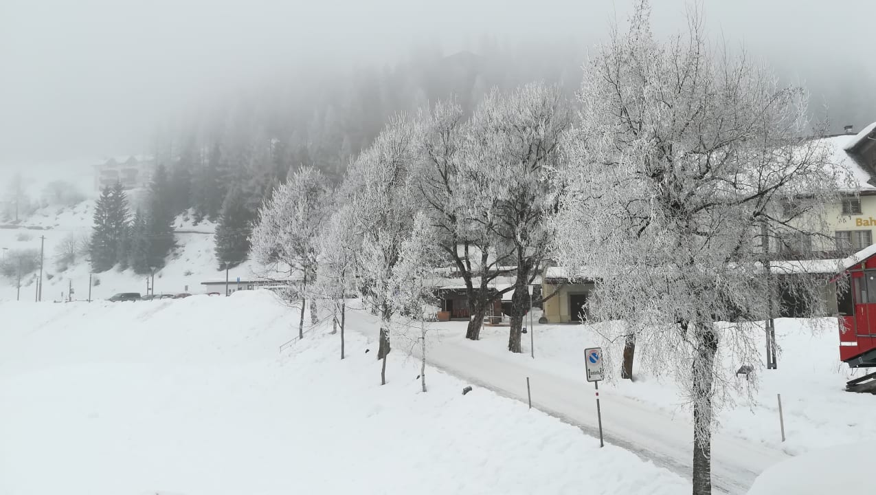 Blick aus dem Zimmer 7 Hotel Ladina