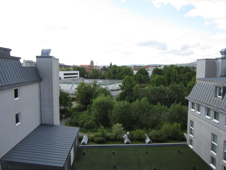Blick auf die Stadt Hotel Arvena Kongress