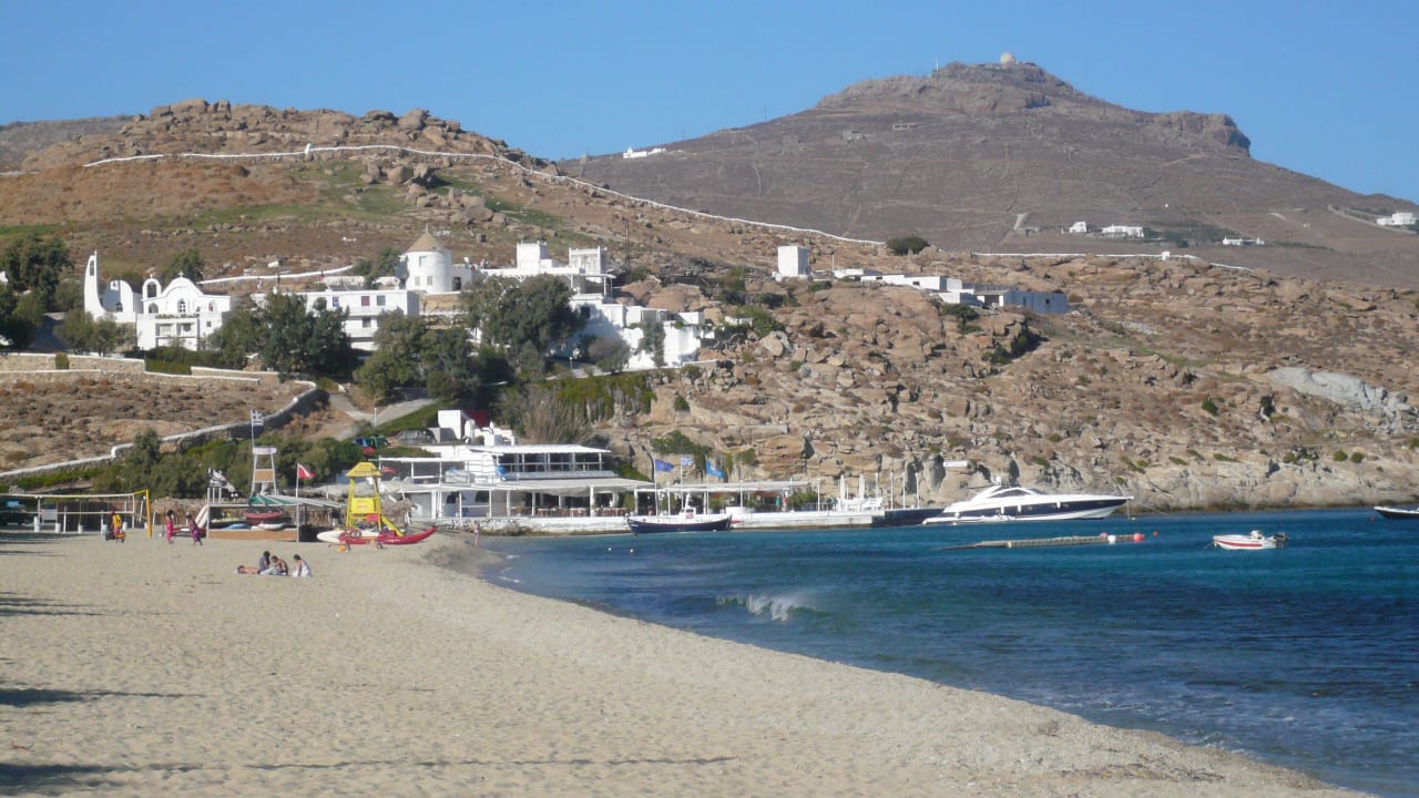 Der Abschluss der Bucht vor dem Aphrodite Beach Aphrodite Beach Resort Hotel