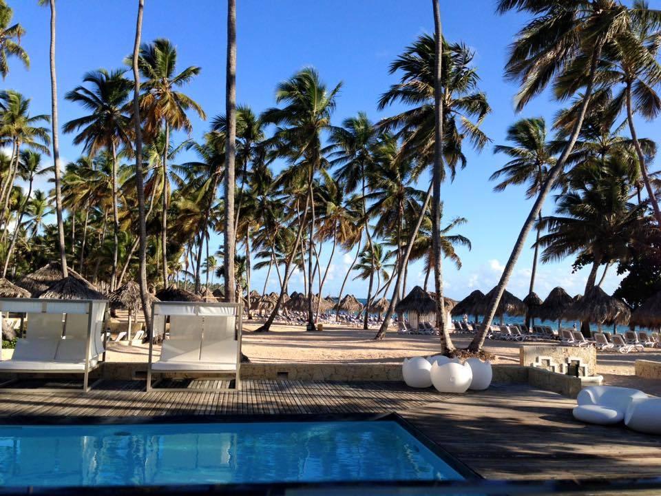 Blick aus dem Buffetrestaurant Meliá Caribe Beach Resort-All Inclusive
