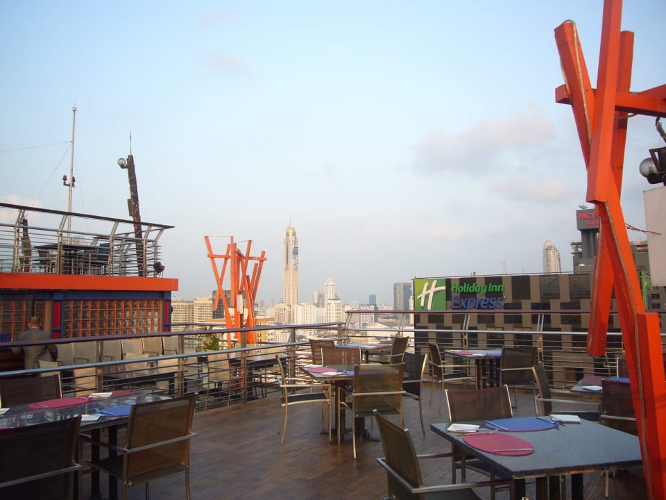 Tolle Dachterrasse Siam@Siam Design Hotel Bangkok