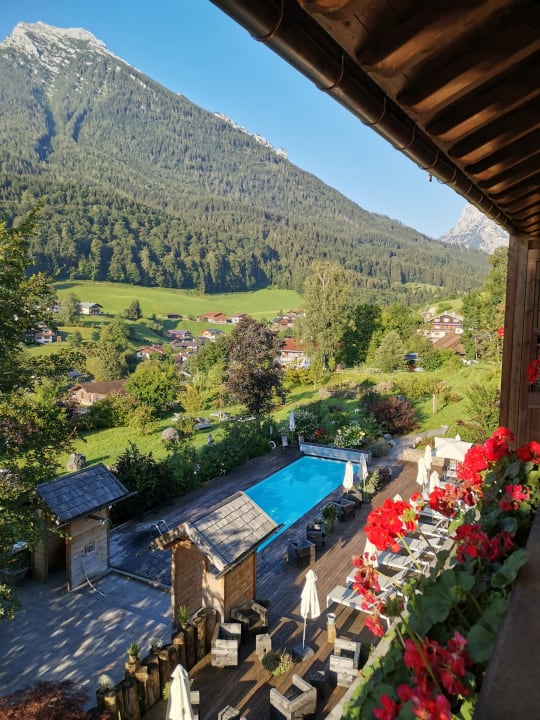 Ausblick Berghotel Rehlegg