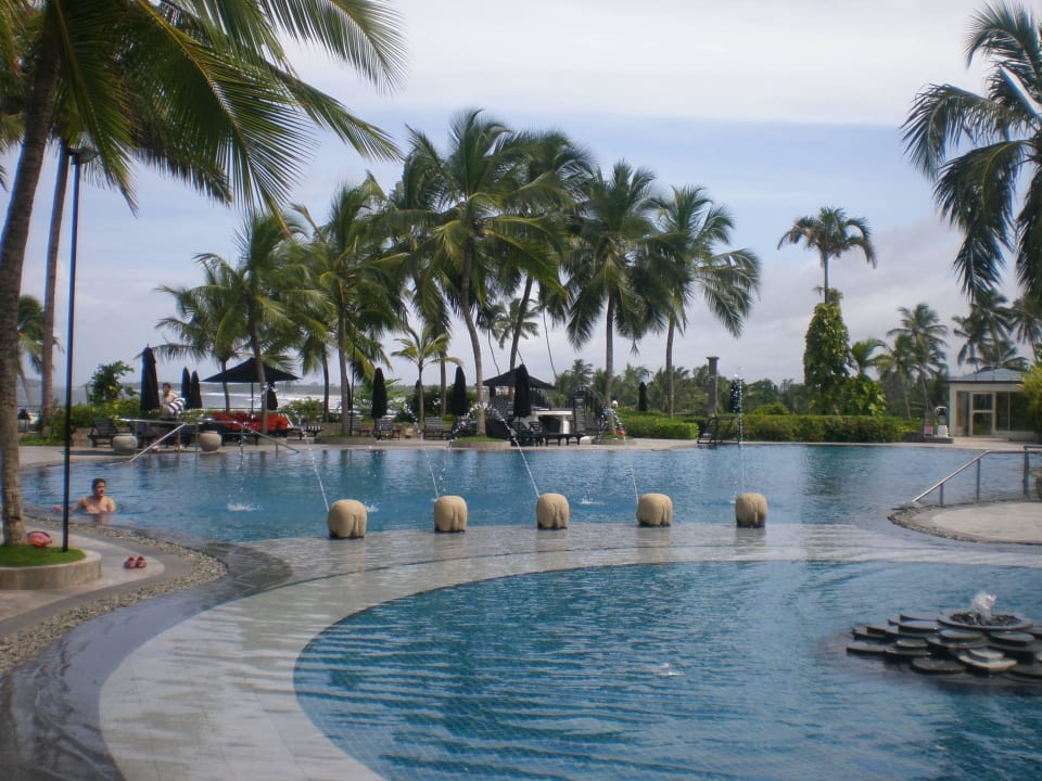 Blick vom Restaurant Taj Bentota Resort & Spa