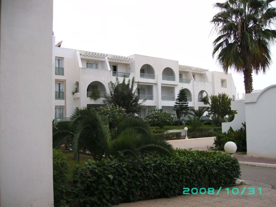 Hotelzimmer von aussen El Mouradi Club Kantaoui