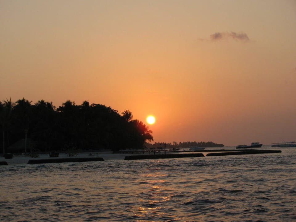 Sonnenuntergang Kuramathi Maldives